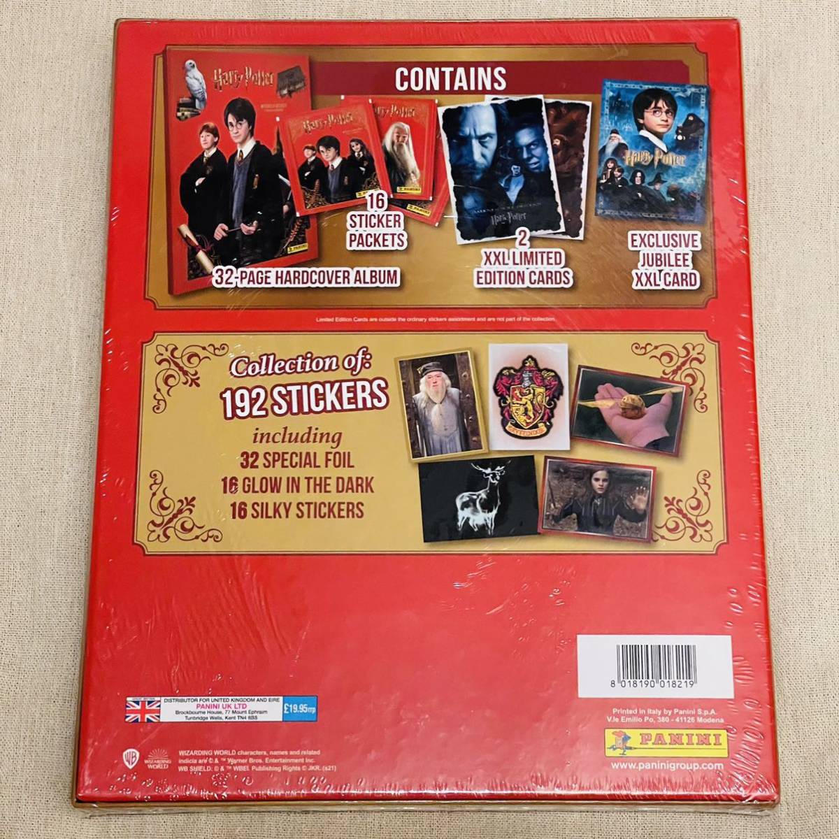 新品送料無料　HARRY POTTER witches＆wizards ハリーポッター　トレカ＆ステッカー　トレジャーBOX