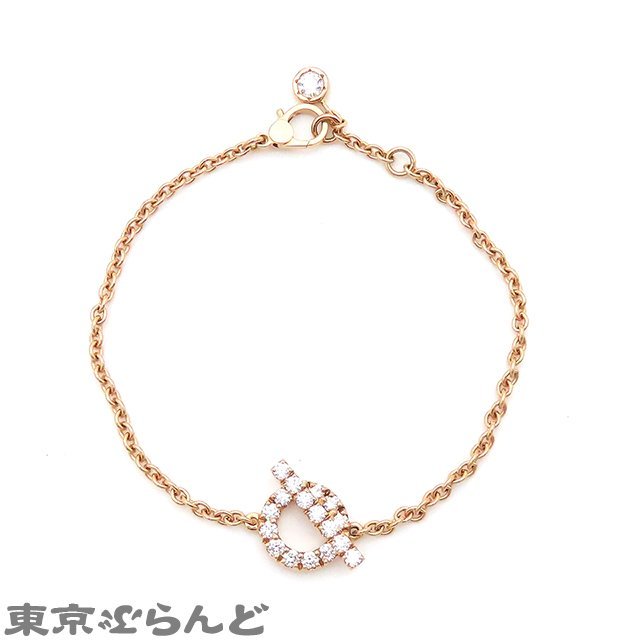 101704485 エルメス HERMES フィネス ブレスレット SHサイズ H219411Bv00SH K18PG ダイヤモンド 18PD 総0.55ct レディース 仕上済_画像5