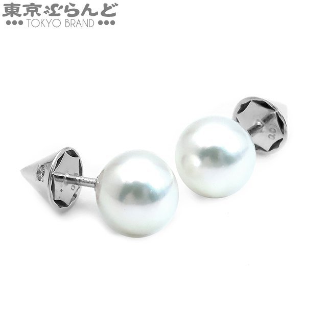 101707715tasakiTASAKIli fine dolibeli on earrings E-3699-18KWG K18WG diamond ... pearl pearl lady's finish settled 