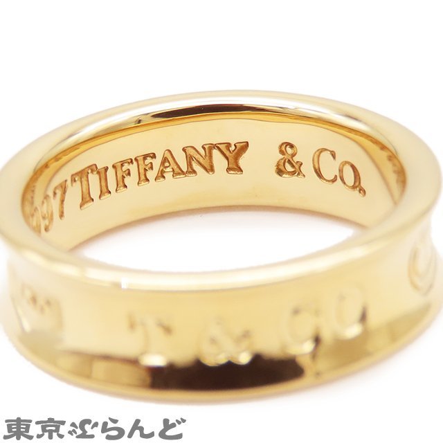 101699529 ティファニー TIFFANY&Co. 1837 リング イエローゴールド K18YG 14号相当 リング・指輪 レディース 仕上済_画像4