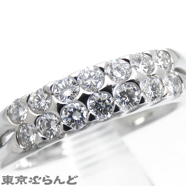 101708754 モニッケンダム MONNICKENDAM プラチナ ダイヤモンド リング Pt900 12.5号相当 14PD 総0.64ct リング・指輪 レディース 仕上済_画像2