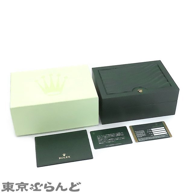 101708434 ロレックス ROLEX グリーン サブマリーナー デイト 16610LV M番 SS オイスターブレス 箱・保証書付き 腕時計 メンズ 自動巻_画像9