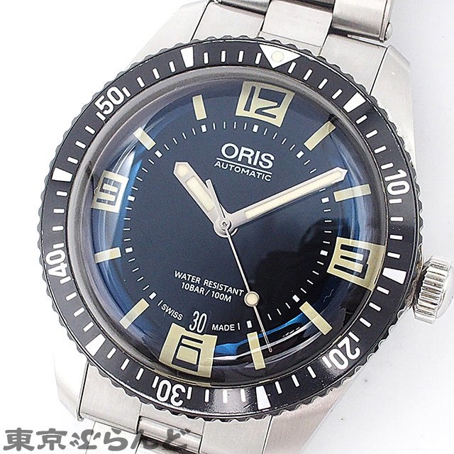 101708340 オリス ORIS ダイバーズ 65 シックスティーファイブ 01 733 7707 4064-07 8 20 18 ステンレススチール 腕時計 メンズ 自動巻_画像5