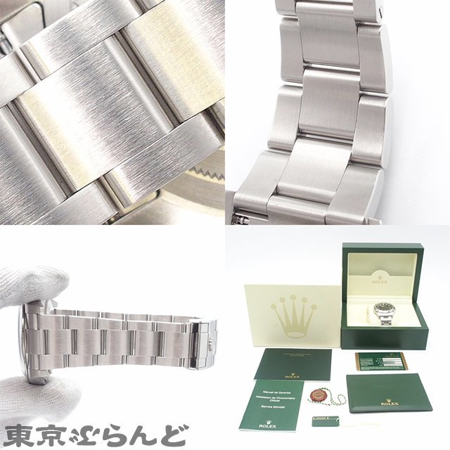 101693364 ロレックス ROLEX エクスプローラー1 214270 ランダム番 SS ブラックアウト オイスターブレス 腕時計 メンズ 自動巻 仕上済_画像9