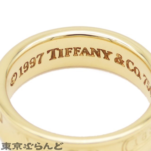 101702174 ティファニー TIFFANY&Co. 1837 リング イエローゴールド K18YG 17号相当 750 リング・指輪 レディース 仕上済_画像3
