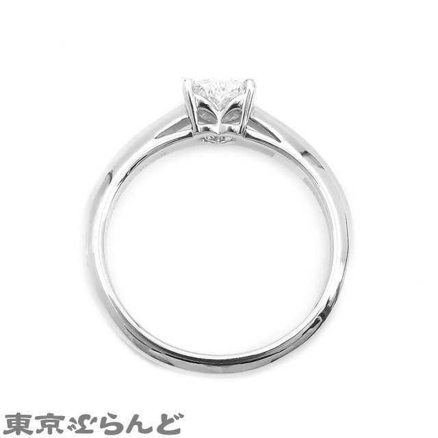 101700404 Tiffany sleigh tia Heart Shape diamond ring Pt950 approximately 9.5 number 0.39ct platinum ring * ring lady's finish settled 