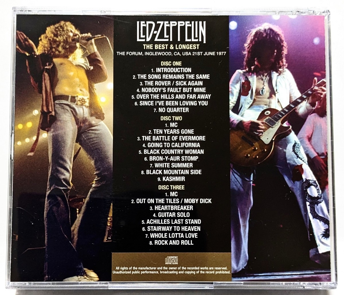 LED ZEPPELIN−LISTEN TO THIS EDDIE/THE BEST ＆LONGEST プレス盤3CD_画像2