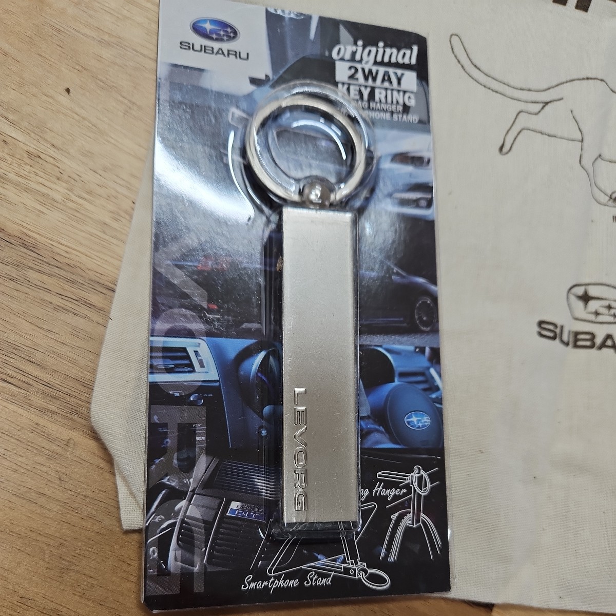 SUBARU スバル　キーホルダーと布トートバッグセット　非売品　ノベルティグッズ　_画像3