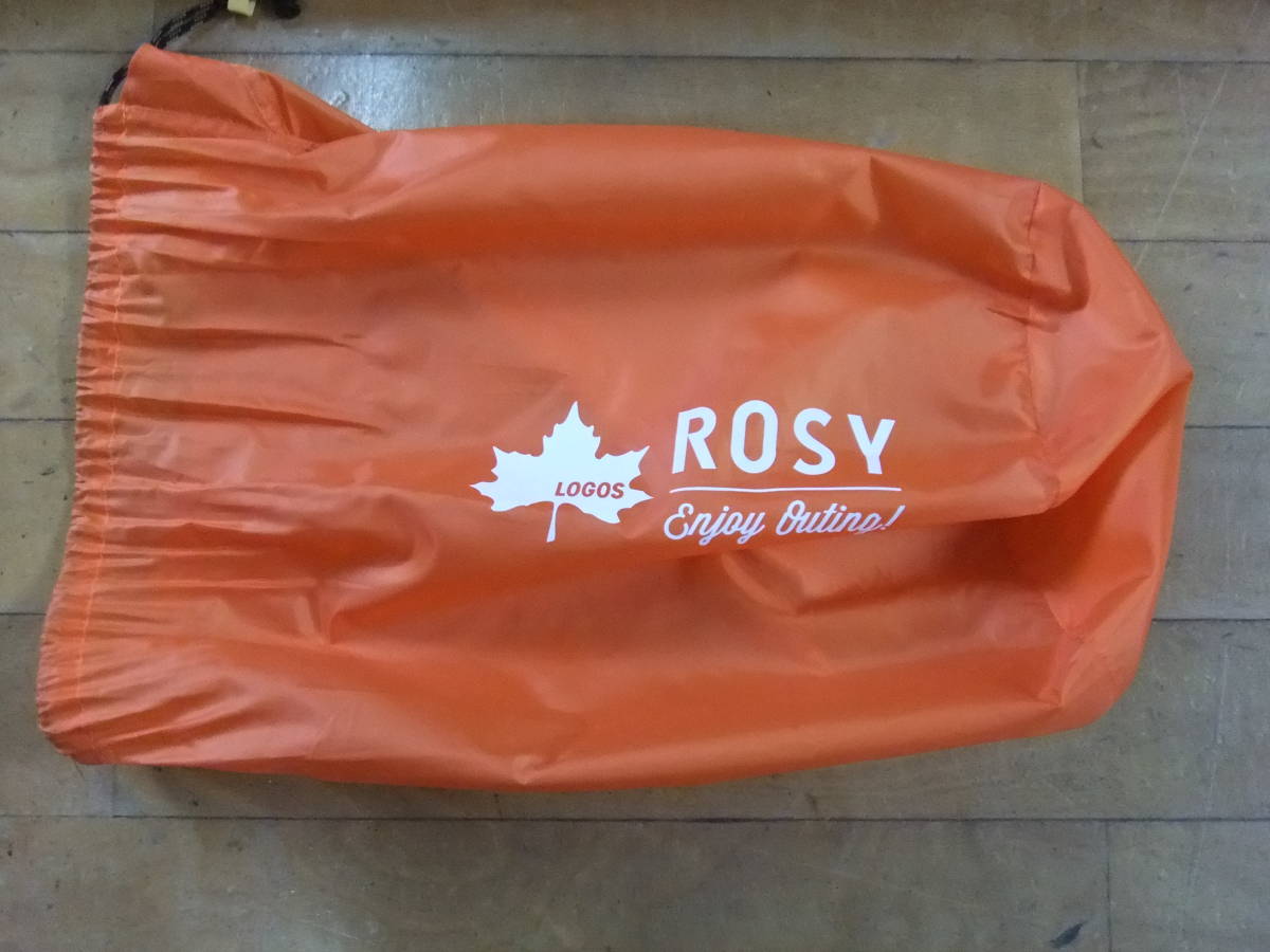 nc 01-74 LOGOS ROSY Logos circle wash sleeping bag *6 orange sleeping bag disaster prevention * disaster measures . camp sleeping area in the vehicle outdoor goods used 
