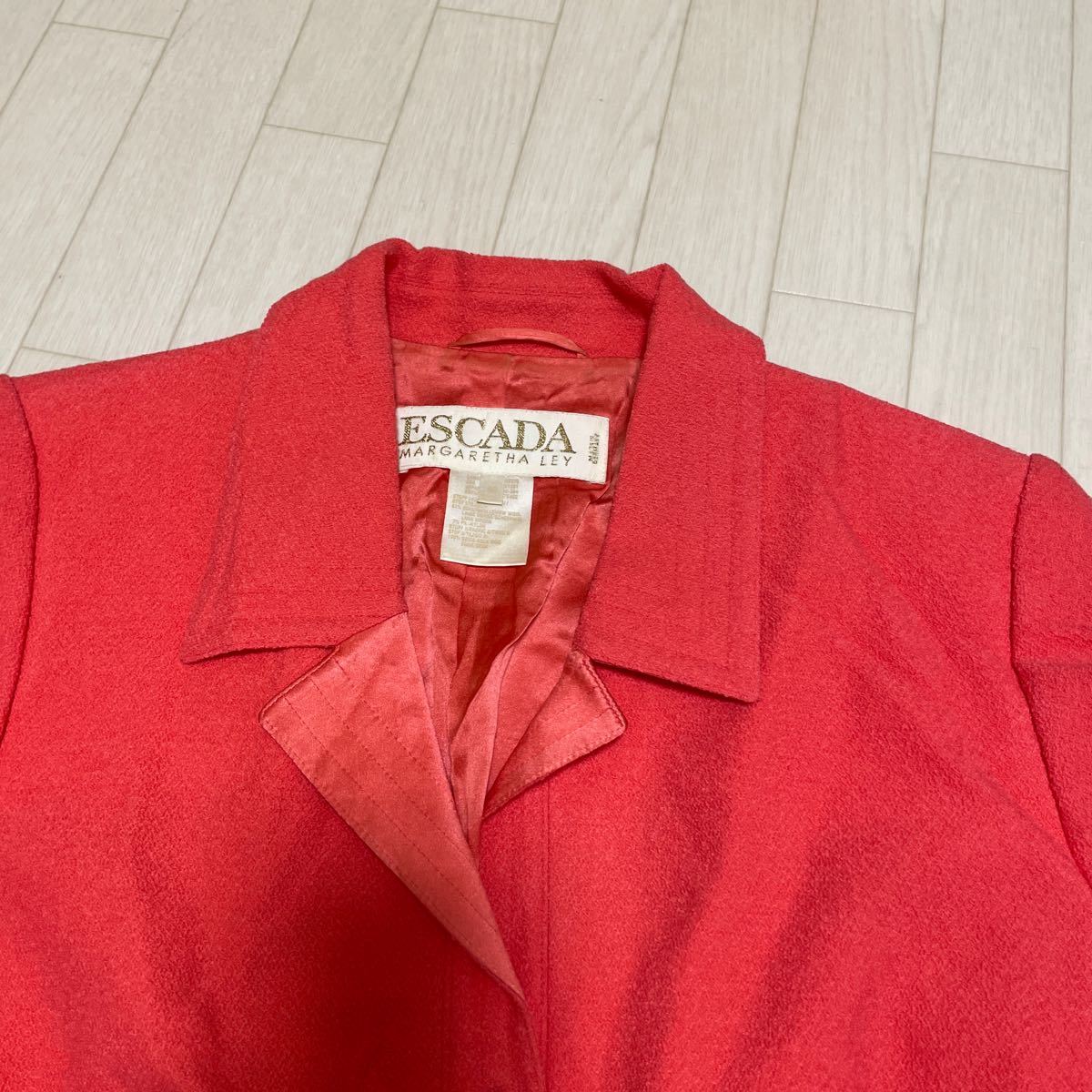  мир 162* ESCADA Escada выставить tailored jacket узкая юбка 40 42 женский розовый Германия производства 