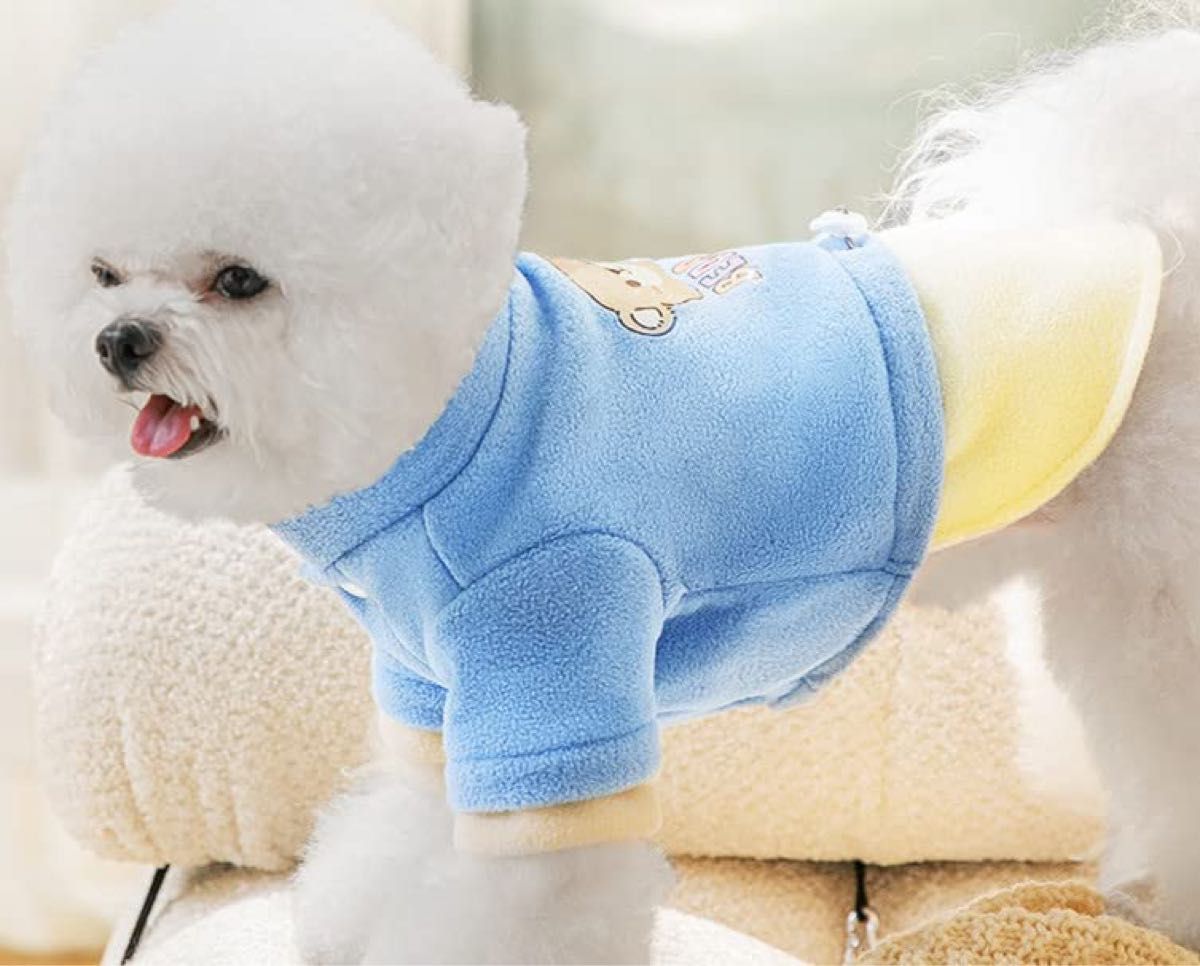 ペット服 犬用パーカー 秋冬 犬服 ドッグウェア tシャツ 小中型犬 あたたかい