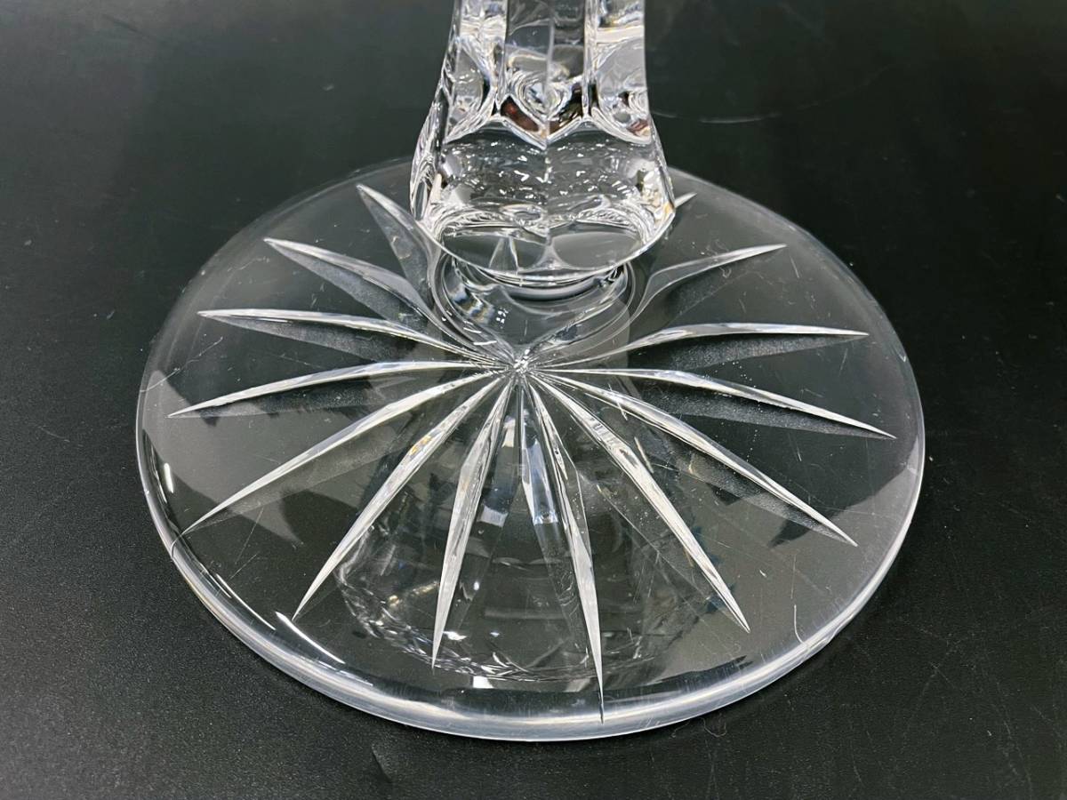 ボヘミア BOHEMIAN コンポート クリスタルガラス ガラス製 硝子 ガラス クリスタル 食器 洋食器 カットガラス 脚付き フルーツ 盛皿 _画像10