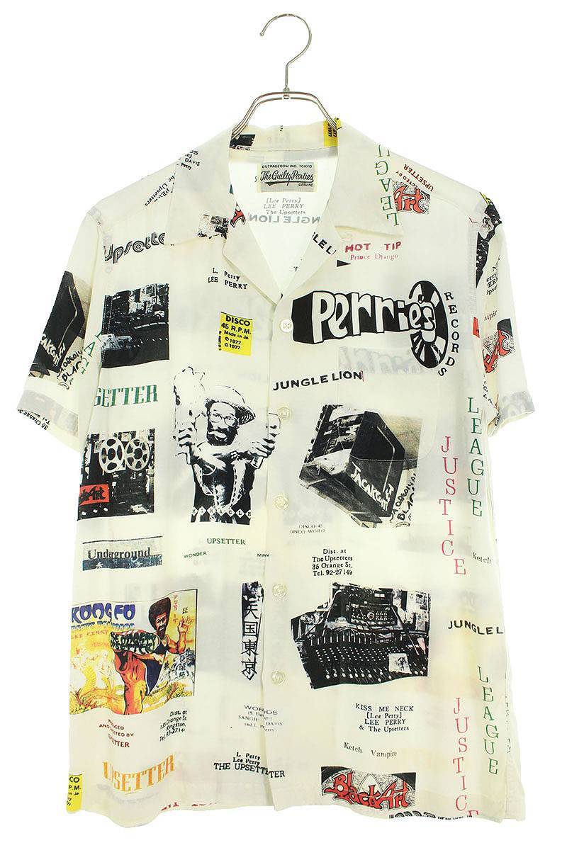ワコマリア WACKO MARIA LEE PERRY Hawaiian Shirt サイズ:M アロハ半袖シャツ 中古 BS99
