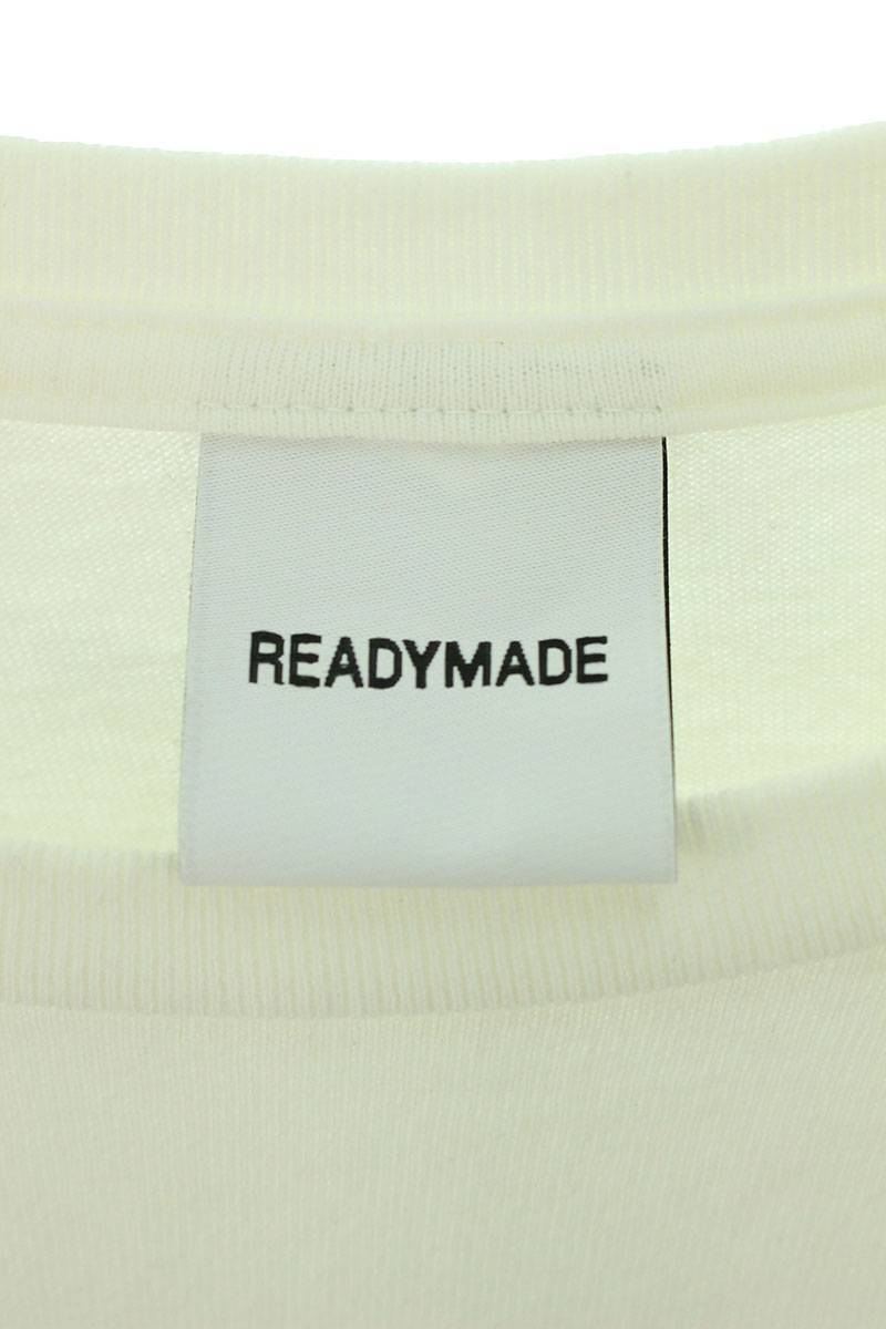 レディメイド READYMADE 21SS RE-CO-WH-00-00-141 サイズ:XXL デュシャンプリントTシャツ 中古 BS99_画像3