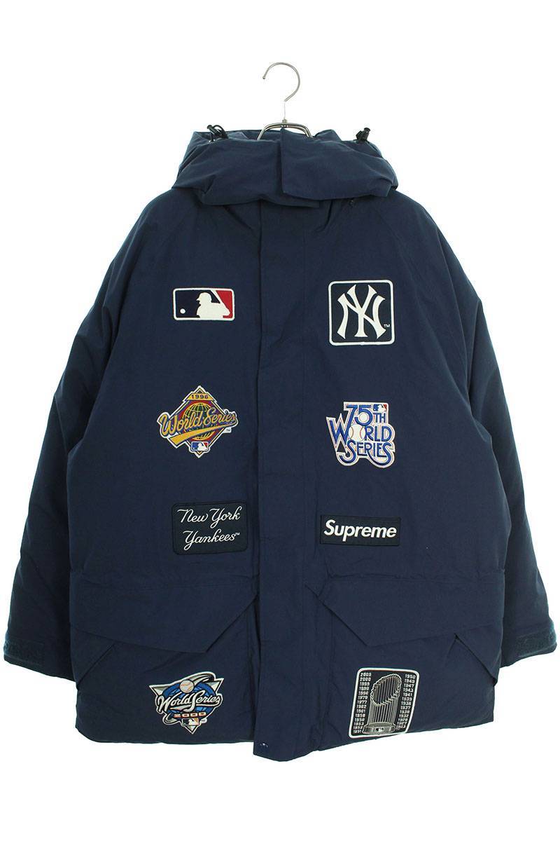 シュプリーム SUPREME GORE-TEX 700-Fill Down Jacket サイズ:XL ニューヨークヤンキース700フィルダウンジャケット 中古 SB01