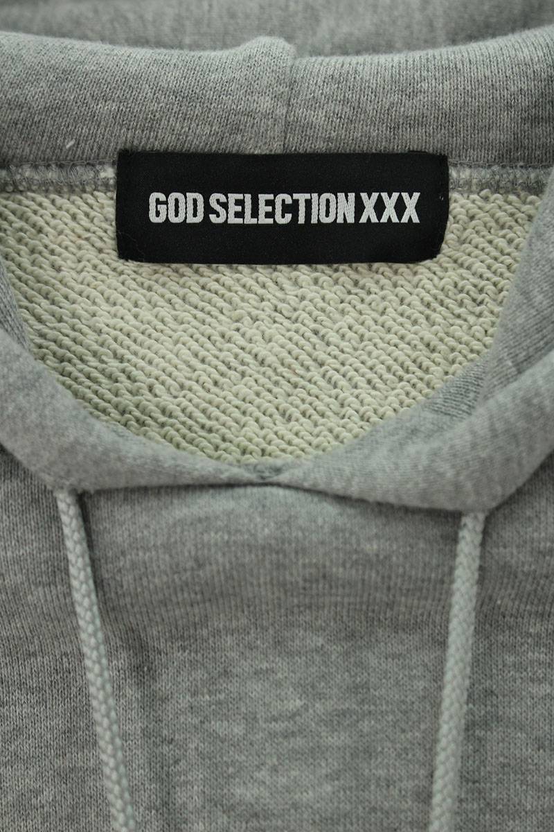 ゴッドセレクショントリプルエックス GOD SELECTION XXX サイズ:L ロゴワッペンパーカー 中古 BS99_画像3