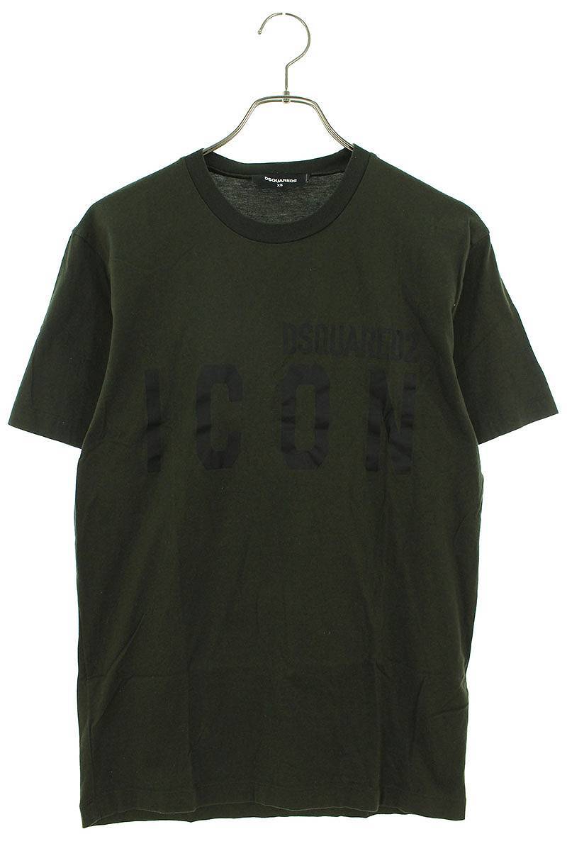 ディースクエアード DSQUARED2 S79GC0003 サイズ:XS ICONプリントTシャツ 中古 BS99