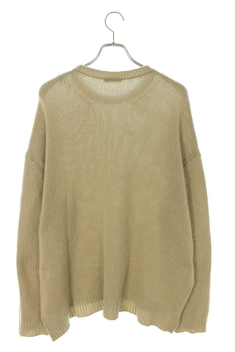  Valentino VALENTINO IV0KC00C2E2 size :M side slit cashmere crew neck knitted used BS99
