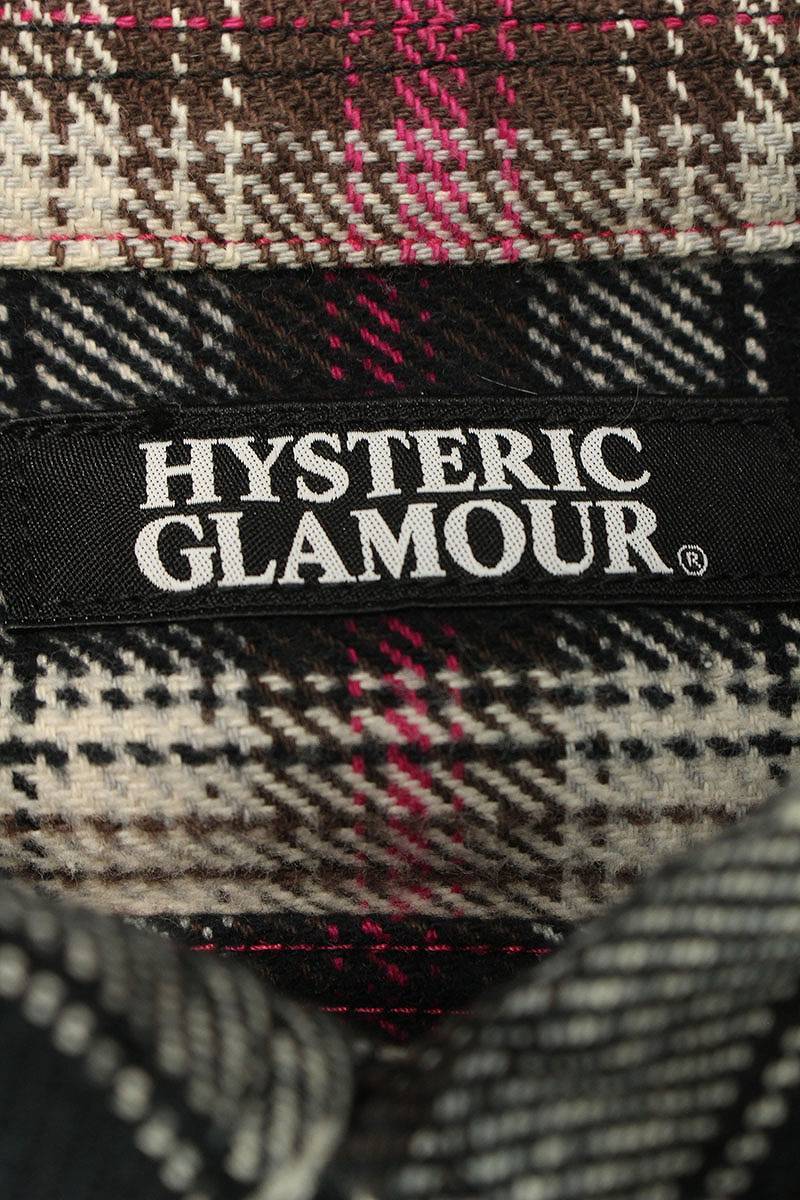  Hysteric Glamour HYSTERIC GLAMOUR 0204AH02 size :M check pattern long sleeve shirt used BS99