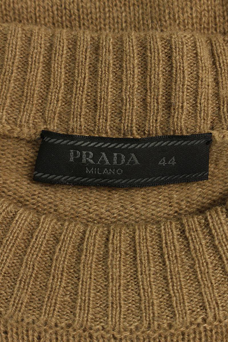 プラダ PRADA 18SS UMA770 サイズ:44 コミックデザインカシミヤニット 中古 BS99_画像3