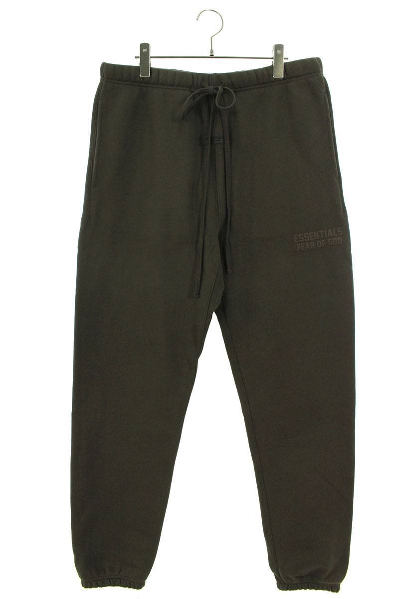 フォグ FOG ESSENTIALS SWEAT PANT サイズ:L ラバーフロッキーロゴスウェットロングパンツ 中古 BS99