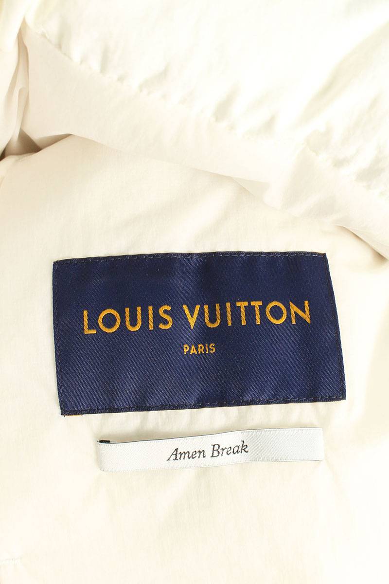 ルイヴィトン LOUISVUITTON 22SS RM221 L20 HMB91E サイズ:44 クロップドブレイブパファーダウンジャケット 中古 OM10_画像3