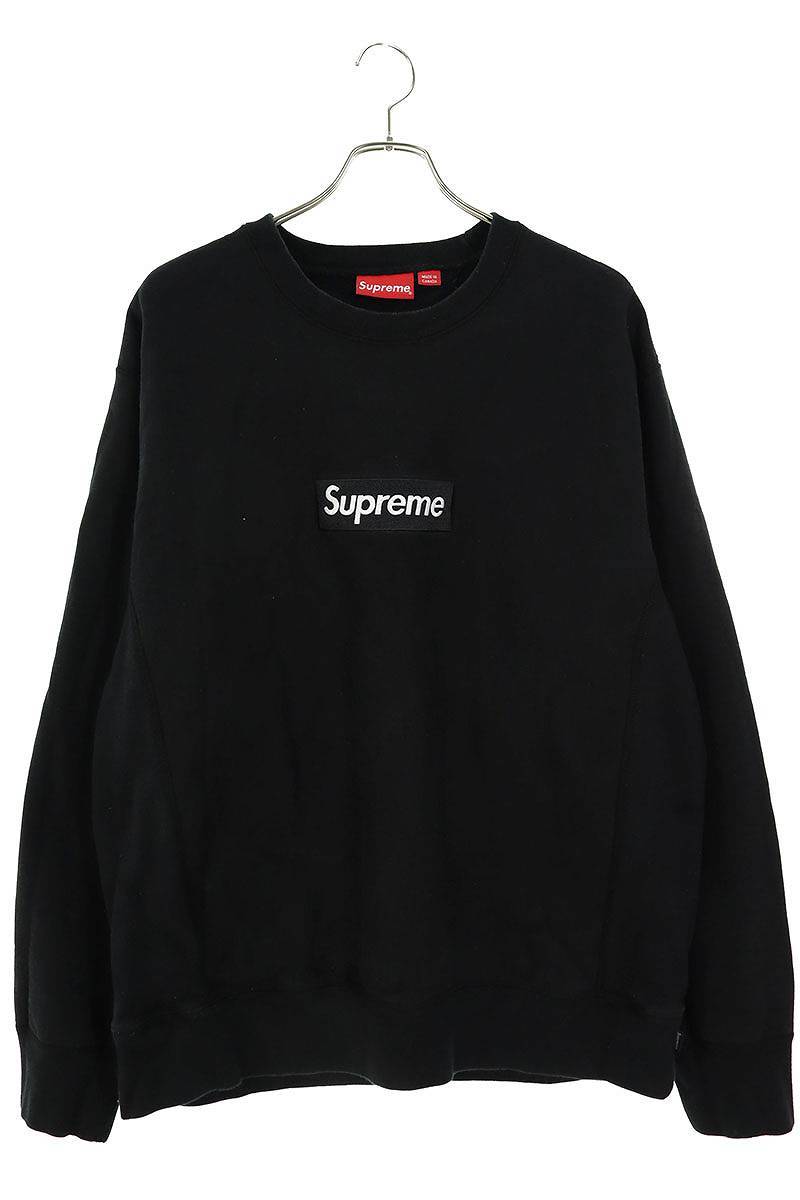 シュプリーム SUPREME Box Logo Crewneck サイズ:XL ボックスロゴクルーネックスウェット 中古 OM10