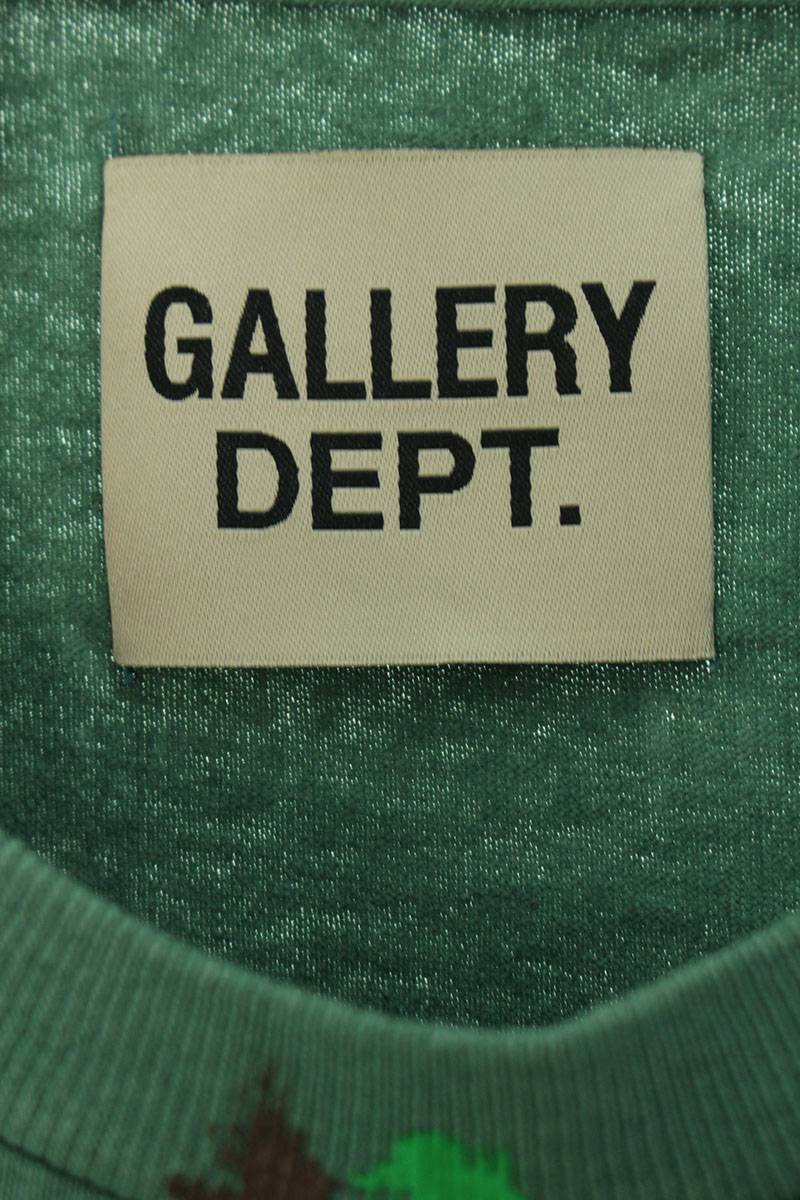 ギャラリーデプト GALLERY DEPT VLTP1040 サイズ:XXL スプラッシュペイントロゴプリントTシャツ 新古品 SS13_画像3