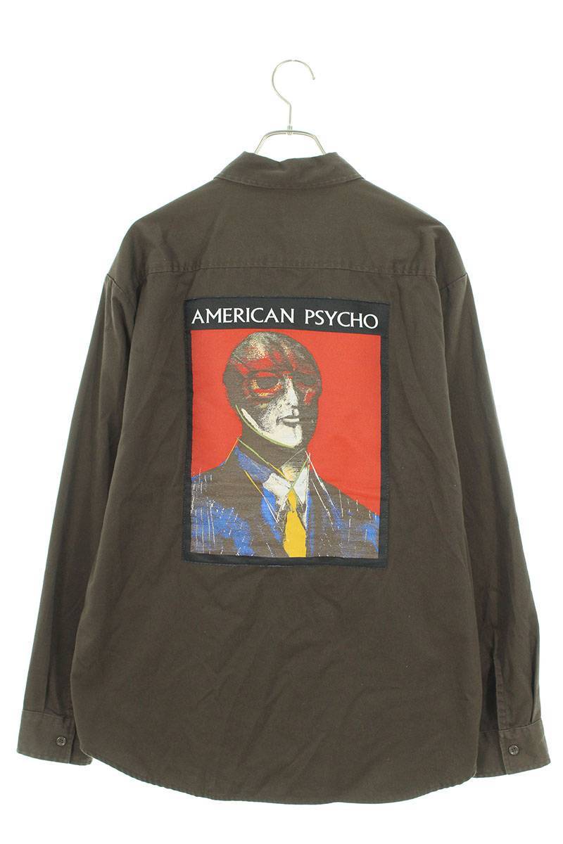 シュプリーム SUPREME 23AW American Psycho Work Shirt サイズ:L アメリカンサイコワーク長袖シャツ 中古 BS99_画像2