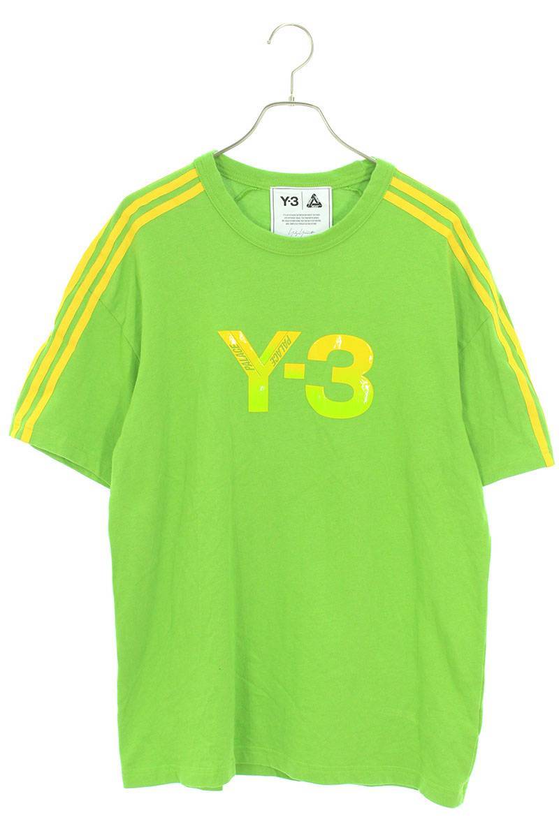 ワイスリー Y-3 パレス 22AW HN9870 サイズ:M ロゴプリントTシャツ 中古 BS99