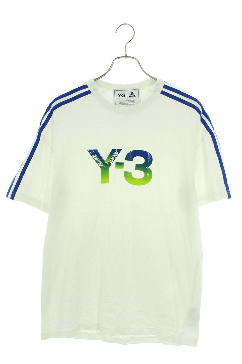 ワイスリー Y-3 パレス 22AW HT3750 サイズ:M ロゴプリントTシャツ 中古 BS99