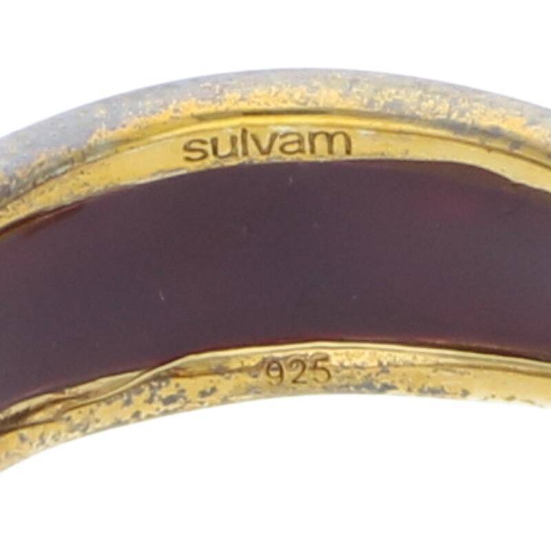 サルバム sulvam SN-A05-999-L-2 サイズ:14号/L アクリルレジンネイルリング 中古 BS99_画像3