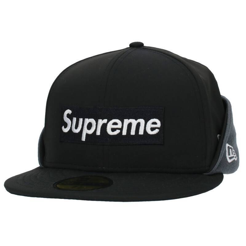 シュプリーム SUPREME ニューエラ 20AW WINDSTOPPER Earflap Box Logo New Era サイズ:7 1/2 ウィンドストッパーキャップ 中古 BS99