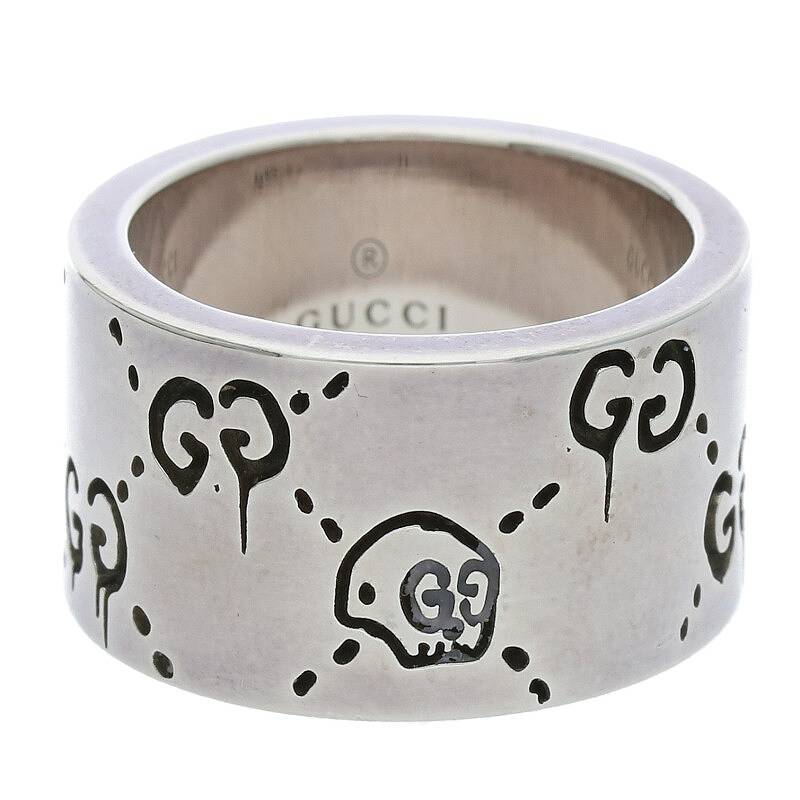 グッチ GUCCI サイズ:11号 GG柄ゴーストリング 中古 BS99