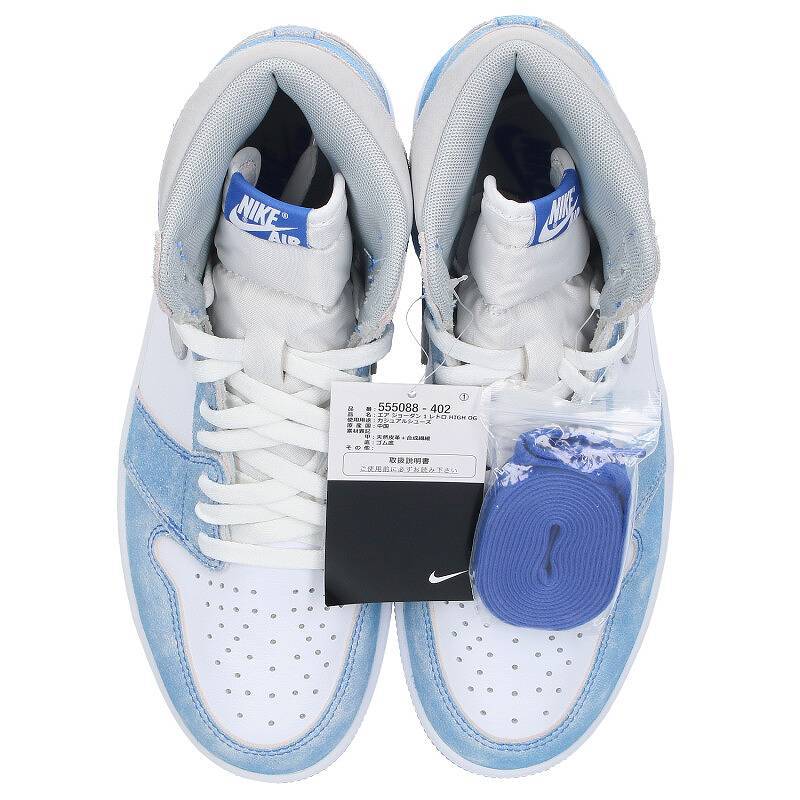 ナイキ NIKE AIR JORDAN 1 RETRO HIGH OG HYPER ROYAL 555088-402 26.5cm エアジョーダンワンハイハイパーロイヤルスニーカー 中古 FK04_画像4