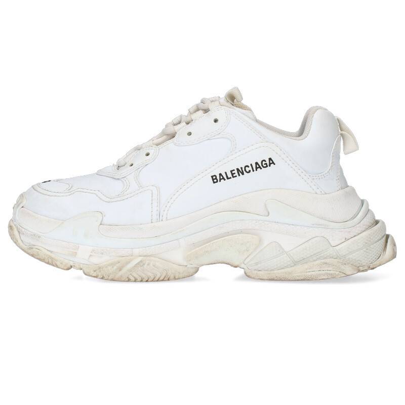 バレンシアガ BALENCIAGA TRIPLE S TRAINERS サイズ:40 トリプルエスレースアップスニーカー 中古 BS99