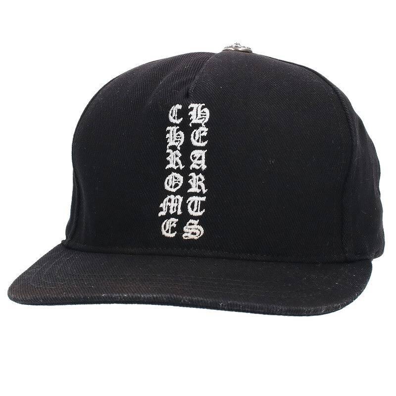 クロムハーツ Chrome Hearts BASEBALL TRUCKER/ベースボールトラッカー ロゴ刺繍ベースボール帽子 中古 SJ02_画像1