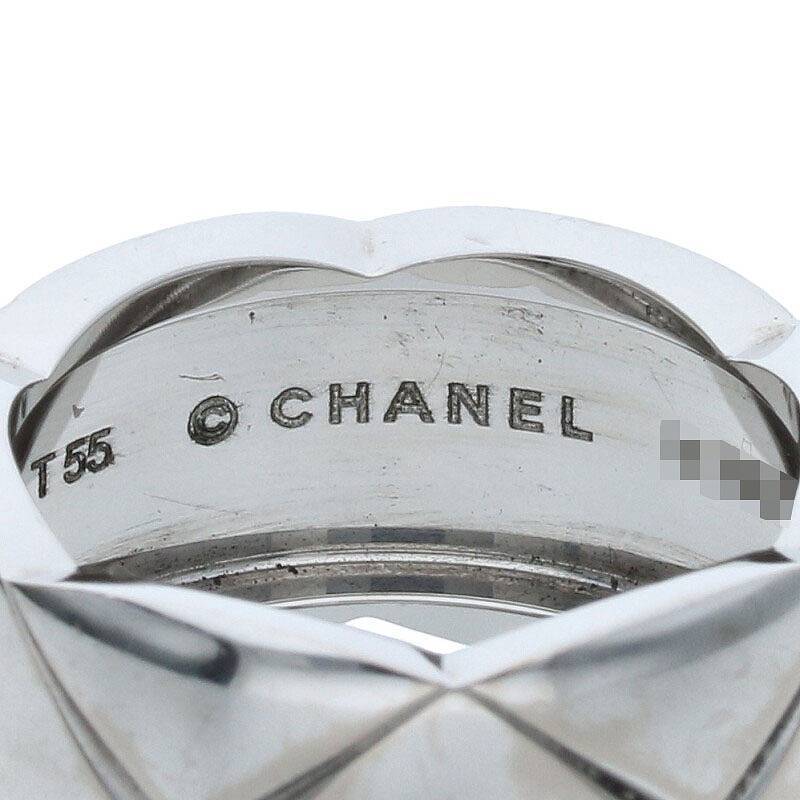 シャネル CHANEL ココクラッシュ ラージ サイズ:14.5号 K18WGリング 中古 GZ11_画像3