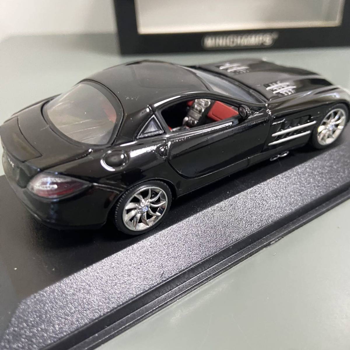 ミニチャンプス PMA 1/43 MERCEDES-BENZ メルセデスベンツ SLR マクラーレン 2003 ブラック MINICHAMPS _画像6