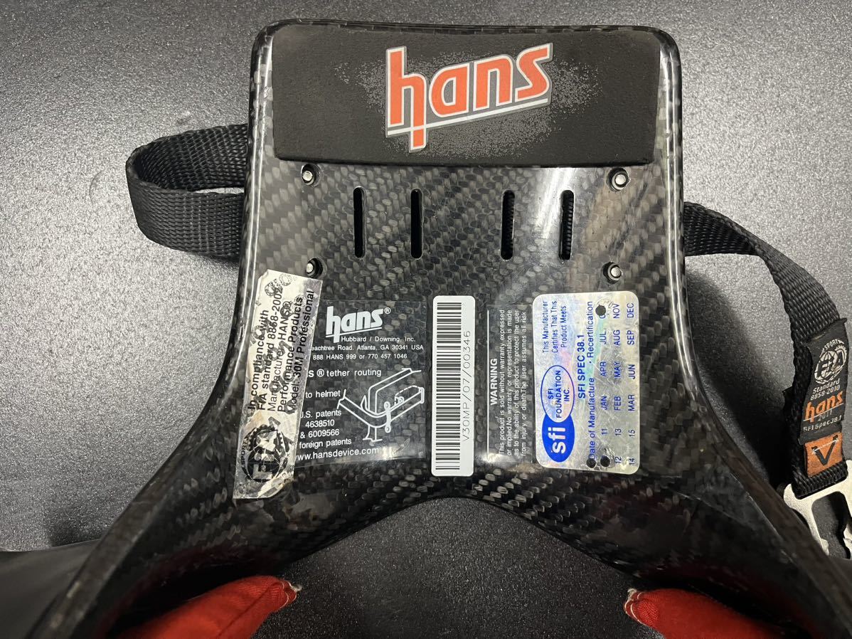 HANS professional４輪レース ドライカーボン製 軽量 ハンスデバイス の画像4