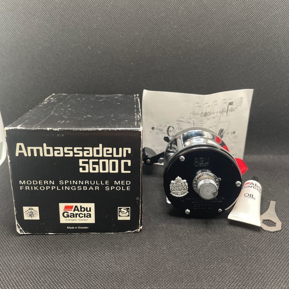 Ambassadeur アブガルシア ABU 5600C 赤ベロ 復刻 アブ Ambassadeur アブガルシア ABU 5600C 赤ベロ 復刻 アブ
