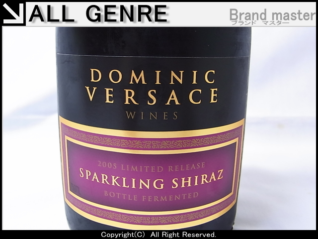 新品未開封 ドミニク　ヴェルサーチ　DOMINIC VERSACE　赤　スパークリング　シラーズ ワイン　シラーズ　2005_画像3