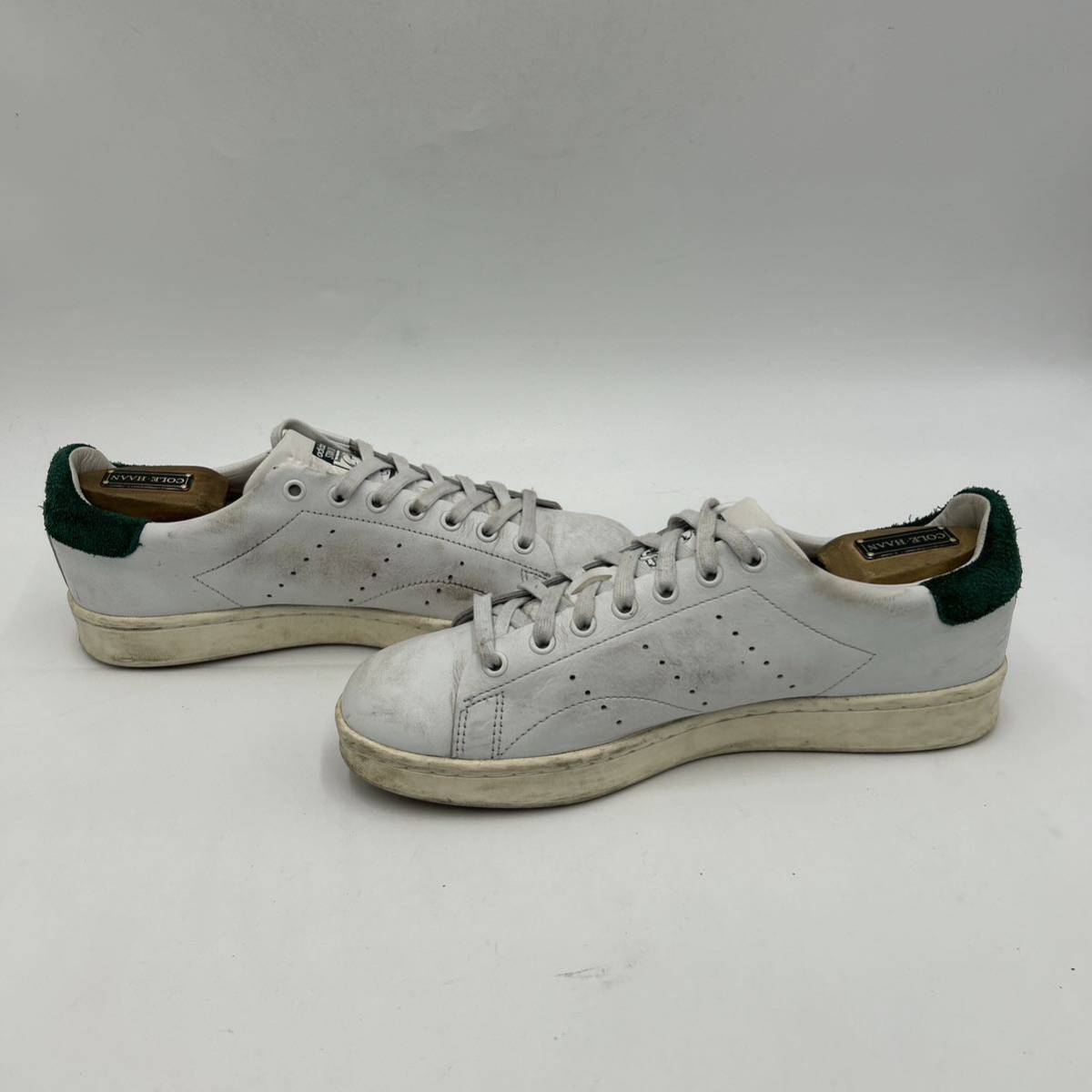 H @ 22年製 '人気 王道モデル' adidas originals アディダスオリジナルス STAN SMITH スタンスミス LOW CUT スニーカー 27.5cm 靴 GX6298_画像4