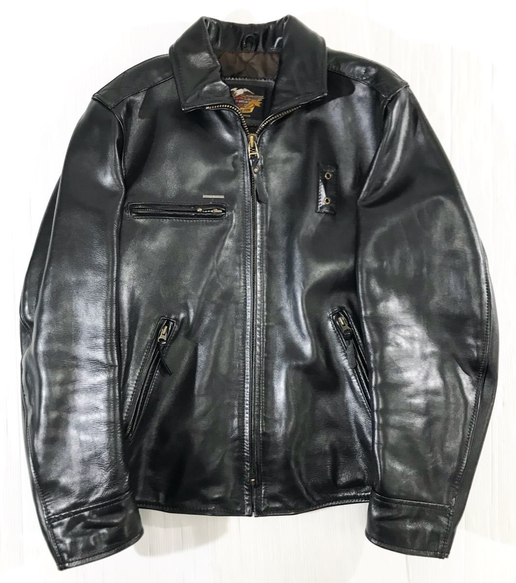 ヤフオク! - ( HARLEY DAVIDSON ハーレーダビッドソン ) 本革...