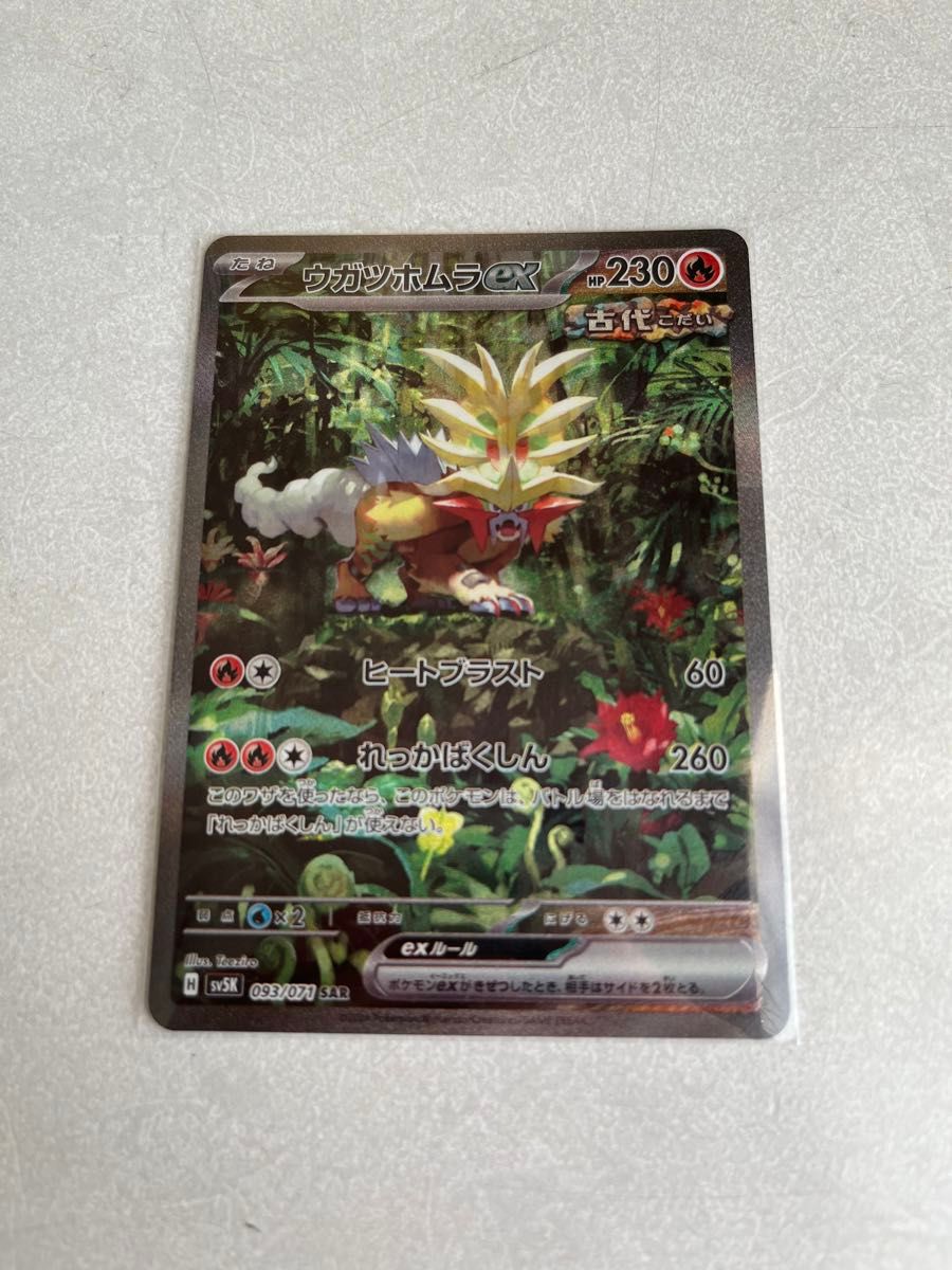 ウガツホムラ EX ポケモンカード ポケカ SAR ポケモンカード ウガツホムラ EX ポケモンカード ポケカ SAR ポケモンカード