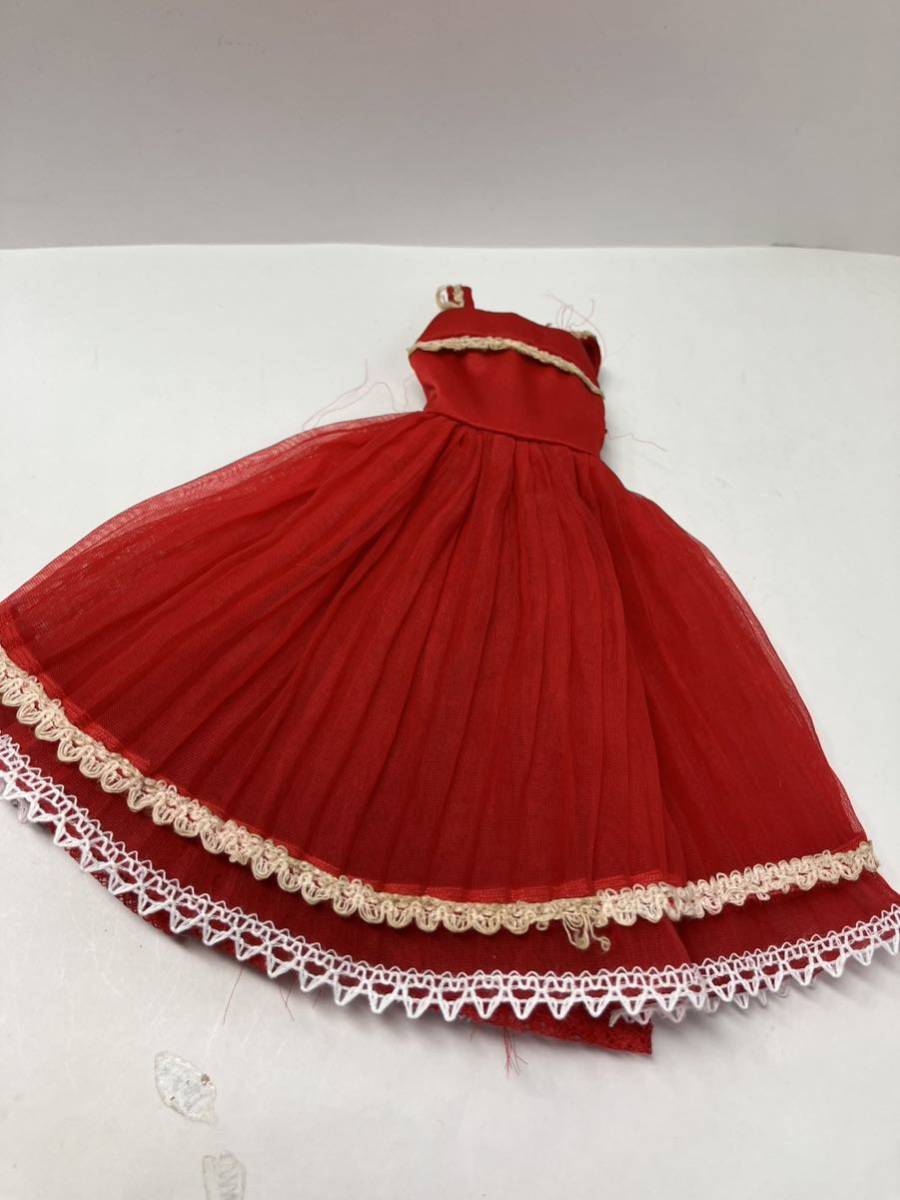 初代リカちゃん　ピアノの発表会　赤いドレス　美品　洋服のみ_画像3