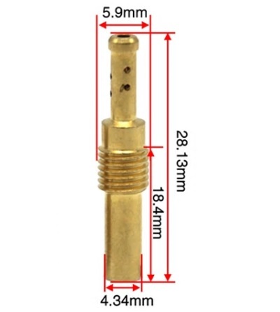 32-55 ケイヒン ケーヒン PE20/26/28 CR-mini キャブレター スロージェット パイロットジェット 10個セット 32/35/38/40/42/45/48/50/52/55_画像2