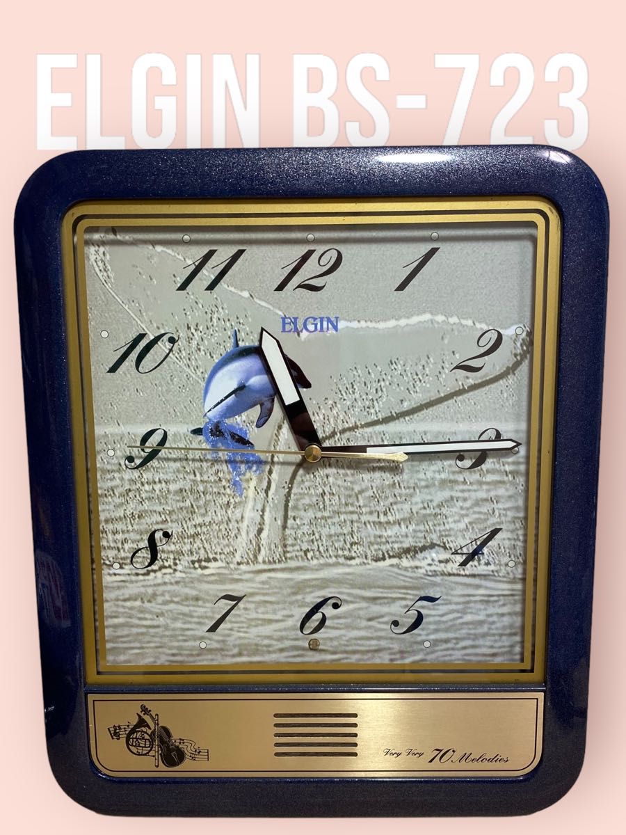 ELGIN エルジン　掛時計　BS-723　70曲 メロディ時計