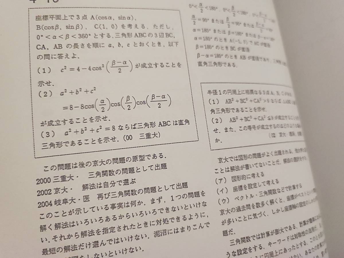 大数ゼミ　安田亨先生　受験数学総合　通期プリントフルセット　河合塾　駿台　鉄緑会　東進 　SEG　Z会