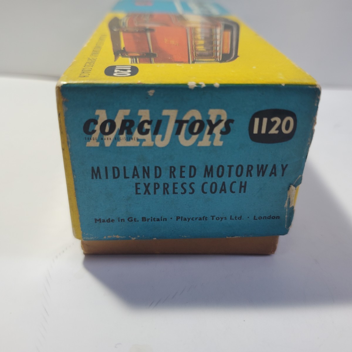 CORGI コーギー MAJOR TOYS 1120 「MIDLAND RED MOTORWAY EXPRESS COACH」ミッドランド エクスプレス （箱付）程度良 35_画像9